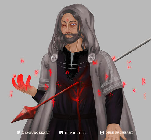 Odin [CW: Blood].
